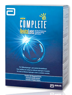 Complete RevitaLens contact lens solution by AMO