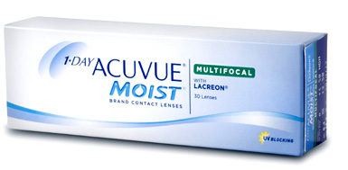 1-Day Acuvue Moist Multifocal contact lenses by Johnson & Johnson