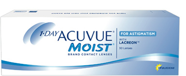 1-Day Acuvue Moist for Astigmatism contact lenses by Johnson & Johnson