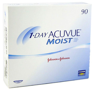 1-Day Acuvue Moist contact lenses by Johnson & Johnson