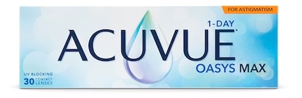 1-Day Acuvue Oasys Max For Astigmatism contact lenses by Johnson & Johnson