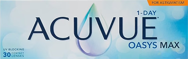 1-Day Acuvue Oasys Max For Astigmatism contact lenses by Johnson & Johnson