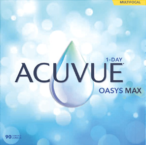 Acuvue Oasys Max 1-Day Multifocal contact lenses by Johnson & Johnson