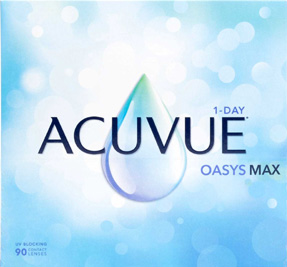 Acuvue Oasys Max 1-Day contact lenses by Johnson & Johnson