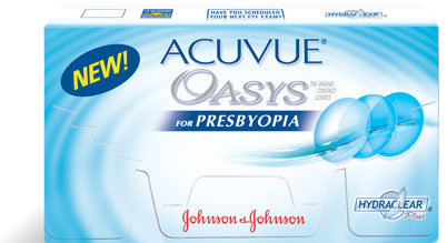 Acuvue Oasys For Presbyopia contact lenses by Johnson & Johnson