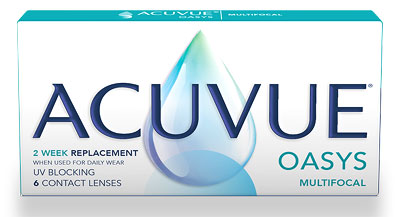 Acuvue Oasys Mutifocal contact lenses by Johnson & Johnson