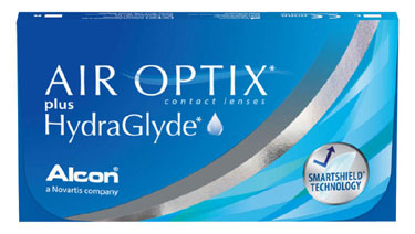 Air Optix plus HydraGlyde contact lenses by Alcon