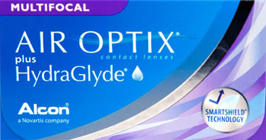 Air Optix plus HydraGlyde Multifocal contact lenses by Alcon