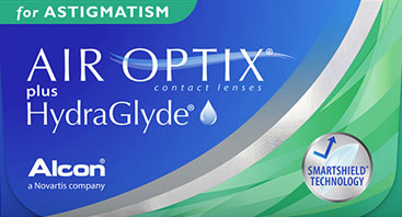 Air Optix plus HydraGlyde for Astigmatism contact lenses by Alcon