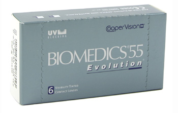 Biomedics 55 Evolution contact lenses by Coopervision