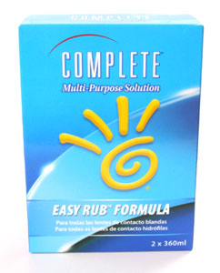 Complete contact lens solution by AMO