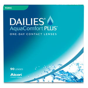 Dailies AquaComfort Plus Toric contact lenses by Alcon