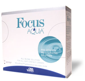 Focus Aqua contact lens solution by Alcon
