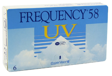 Frequency 58 UV contact lenses by Coopervision