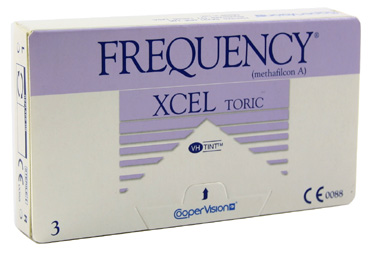 Frequency XCEL Toric contact lenses by Coopervision